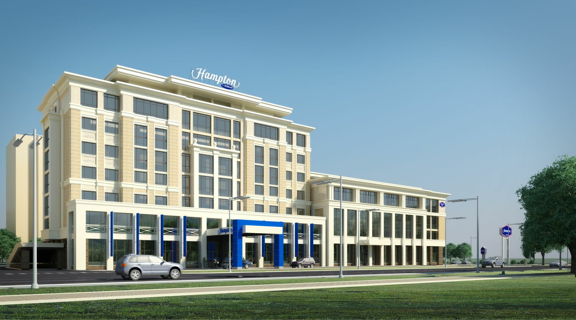 מלון Hampton By Hilton Astana Triumphal Arch מראה חיצוני תמונה